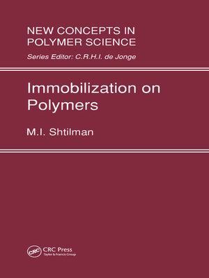 cover image of Immobilization on Polymers